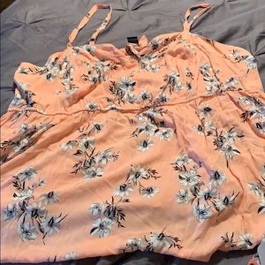 Light pink floral tank